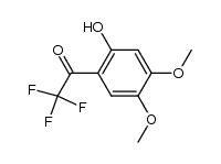 2,2,2-trifluoro-1-(2-hydroxy-4,5-dimethoxy-phenyl)-ethanone Structure