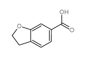 2,3-Dihydrobenzofuran-6-carboxylic acid Structure