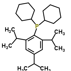 ((2,4,6-三异丙基)苯基)二-环己基膦图片