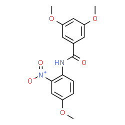 3,5-Dimethoxy-N-(4-methoxy-2-nitrophenyl)benzamide Structure