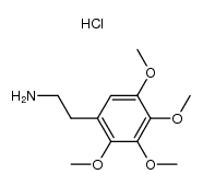 2,3,4,5-tetramethoxy-β-phenylethylamine hydrochloride结构式