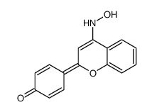 4-[4-(hydroxyamino)chromen-2-ylidene]cyclohexa-2,5-dien-1-one Structure