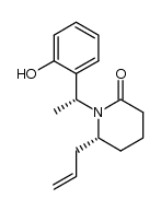 (R)-6-allyl-1-((R)-1-(2-hydroxyphenyl)ethyl)piperidin-2-one结构式