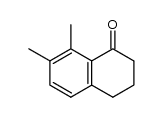 7,8-dimethyl-1-tetralone Structure