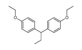 1-ethoxy-4-[1-(4-ethoxyphenyl)propyl]benzene结构式