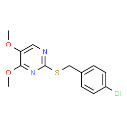 2-[(4-Chlorobenzyl)sulfanyl]-4,5-dimethoxypyrimidine picture