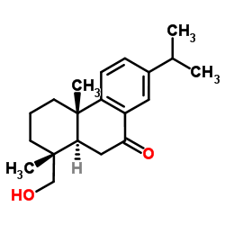 18-Hydroxyabieta-8,11,13-trien-7-one structure