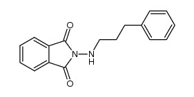 N-(3-phenylpropylamino)phthalimide结构式