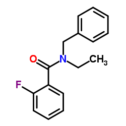 N-Benzyl-N-ethyl-2-fluorobenzamide Structure