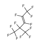 (E)-Perfluoro(4-methyl-2-pentene) structure