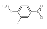 2-Fluoro-4-Nitrothioanisole structure