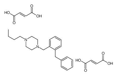 1-[(2-benzylphenyl)methyl]-4-butylpiperazine,(E)-but-2-enedioic acid Structure