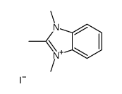 1,2,3-trimethylbenzimidazol-3-ium,iodide Structure