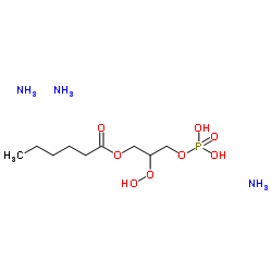 1-hexanoyl-2-hydroxy-sn-glycero-3-phosphate (amMonium salt) picture