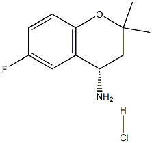 (S)-6-Fluoro-2,2-dimethylchroman-4-amine hydrochloride Structure