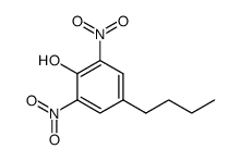 4-butyl-2,6-dinitro-phenol结构式