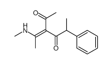 3-acetyl-1-phenyl-1-methyl-4-(methylamino)-3-penten-2-one Structure