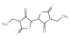 [5,5'-Bithiazolidine]-4,4'-dione,3,3'-diethyl-2,2'-dithioxo- picture