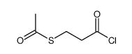 3-(Acetylsulfanyl)propanoyl chloride Structure