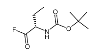 (S)-1,1-dimethylethyl [1-(fluorocarbonyl)propyl]carbamate Structure