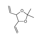2,2-dimethyl-4,5-divinyl-1,3-dioxolane Structure