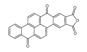 7,14-dioxo-7,14-dihydro-dibenzo[b,def]chrysene-2,3-dicarboxylic acid anhydride Structure