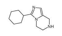 3-cyclohexyl-5,6,7,8-tetrahydro-imidazo[1,5-a]pyrazine Structure