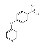 4-(4-硝基苯氧基)吡啶结构式