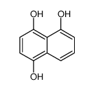 naphthalene-1,4,5-triol structure