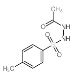 Acetic acid,2-[(4-methylphenyl)sulfonyl]hydrazide structure