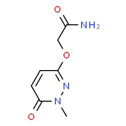 Acetamide, 2-[(1,6-dihydro-1-methyl-6-oxo-3-pyridazinyl)oxy]- (9CI) picture