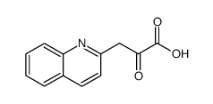 [2]quinolyl-pyruvic acid Structure