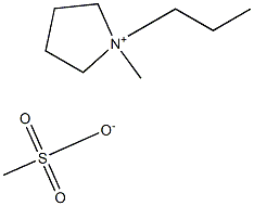 Pyrrolidinium, 1-methyl-1-propyl-, methanesulfonate picture