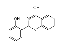 2-(2-hydroxyphenyl)-2,3-dihydro-1H-quinazolin-4-one结构式