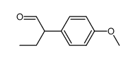 2-(4-methoxyphenyl)butaraldehyde结构式