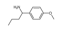 1-(4-methoxy-phenyl)-butylamine Structure