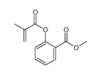 methyl 2-(2-methylprop-2-enoyloxy)benzoate结构式