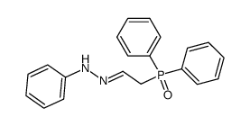 2-(diphenylphosphoryl)acetaldehyde phenylhydrazone结构式