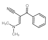 2-苯甲酰基-3-(二甲基氨基)丙烯腈结构式