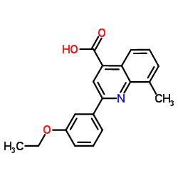 2-(3-Ethoxyphenyl)-8-methyl-4-quinolinecarboxylic acid Structure