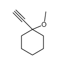 1-乙炔基-1-甲氧基环己烷结构式