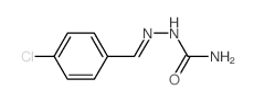 [(4-chlorophenyl)methylideneamino]urea structure