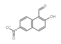 6-NITRO-2-HYDROXYNAPHTHALENE-1-CARBOXALDEHYDE structure
