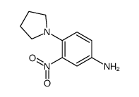 3-NITRO-4-(PYRROLIDIN-1-YL)ANILINE结构式