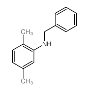 Benzenemethanamine, N-(2,5-dimethylphenyl)- structure