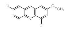 Acridine, 4,7-dichloro-2-methoxy-结构式