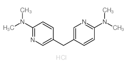 5-[(6-dimethylaminopyridin-3-yl)methyl]-N,N-dimethyl-pyridin-2-amine Structure