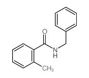 Benzamide,2-methyl-N-(phenylmethyl)-结构式