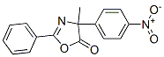 5(4H)-Oxazolone,4-methyl-4-(4-nitrophenyl)-2-phenyl- Structure