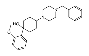 4-(4-benzylpiperazin-1-yl)-1-(2-methoxyphenyl)cyclohexan-1-ol Structure